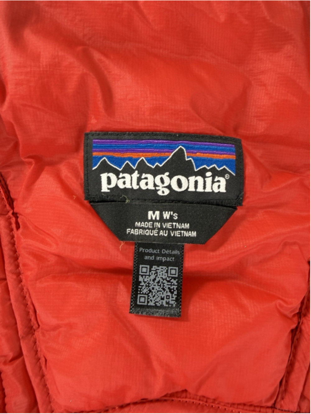 Patagonia Micro Puff Insulated Jacket Womens Size Medium Dark Ruby 84071 Style - Picture 2 of 11